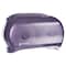 San Jamar VersaTwin Tissue Dispenser, 8 x 5.75 x 12.75, Transparent Black Pearl R3600TBK - alternate 1